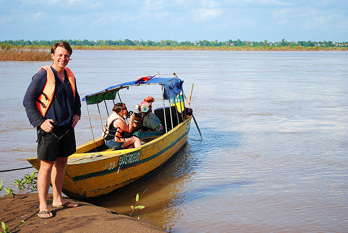 Laos - wypatrywanie delfinów Irrawaddy