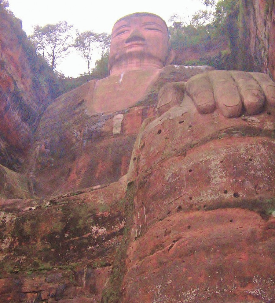 The Leshan Giant Buddha.