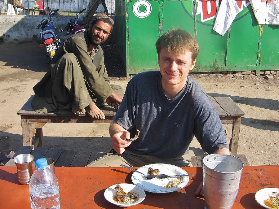 Last meal in Pakistan.