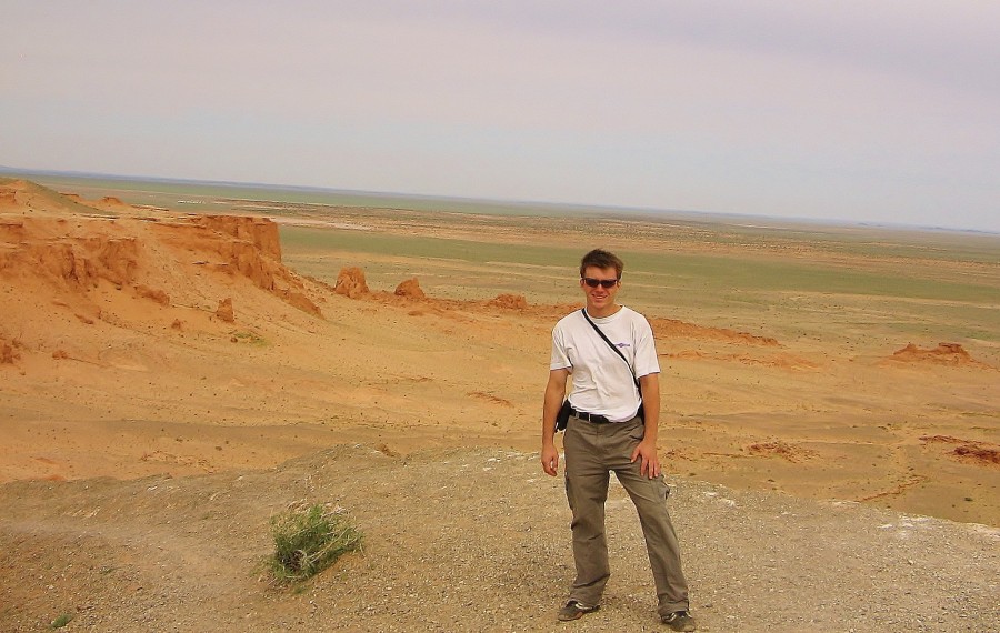 Sand dunes. Gobi Desert. Mongolia.