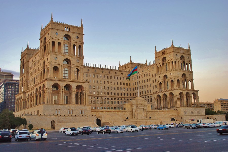 Dom Rządowy Baku, w Azerbejdżanie.