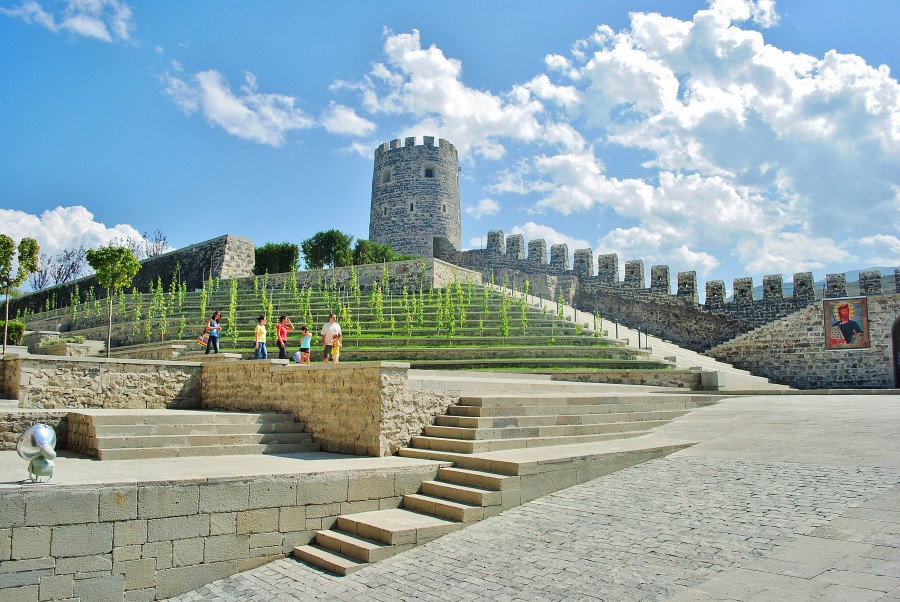 Gruzja; Zamek Rabati w mieście Akhaltsikhe.