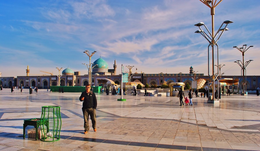 Haram Temple Complex in Mashhad City, Iran.