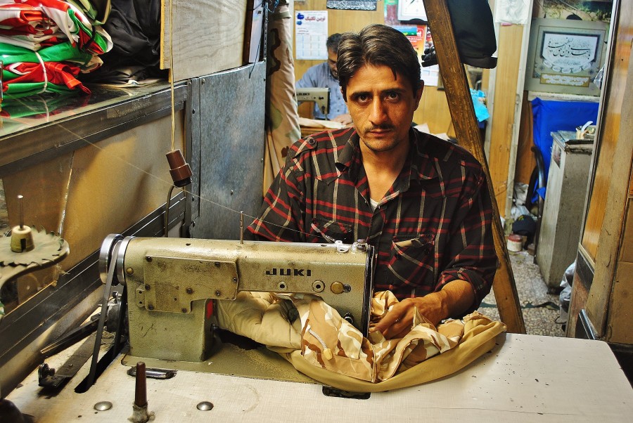 Iranian tailor.