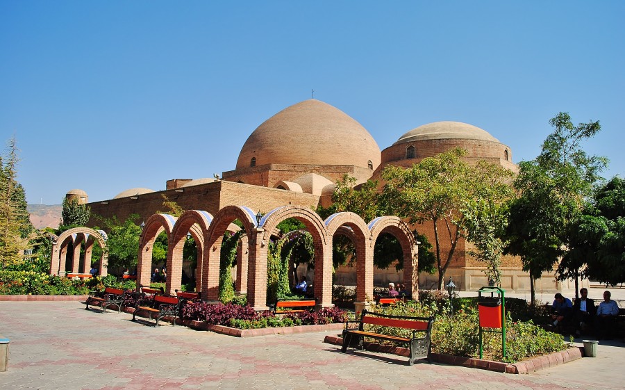 Błękitny Meczet Tabriz (Masjed-e kabud). Iran.