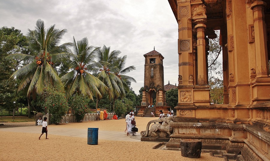 Kelaniya temple complex which I highly recommend. It is located in the suburbs of Colombo. Sri Lanka.
