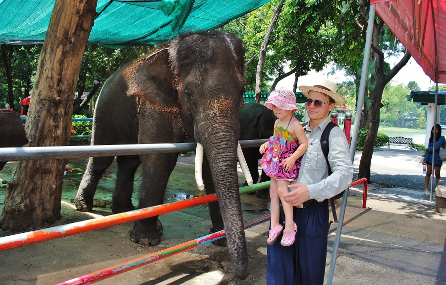 At the Dusit Zoo in Bangkok. Thailand.