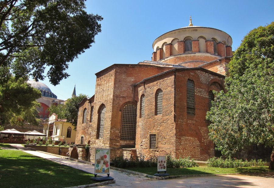 Hagia Eirene - a former church in the Topkapi Palace. Istambul. Turkey.