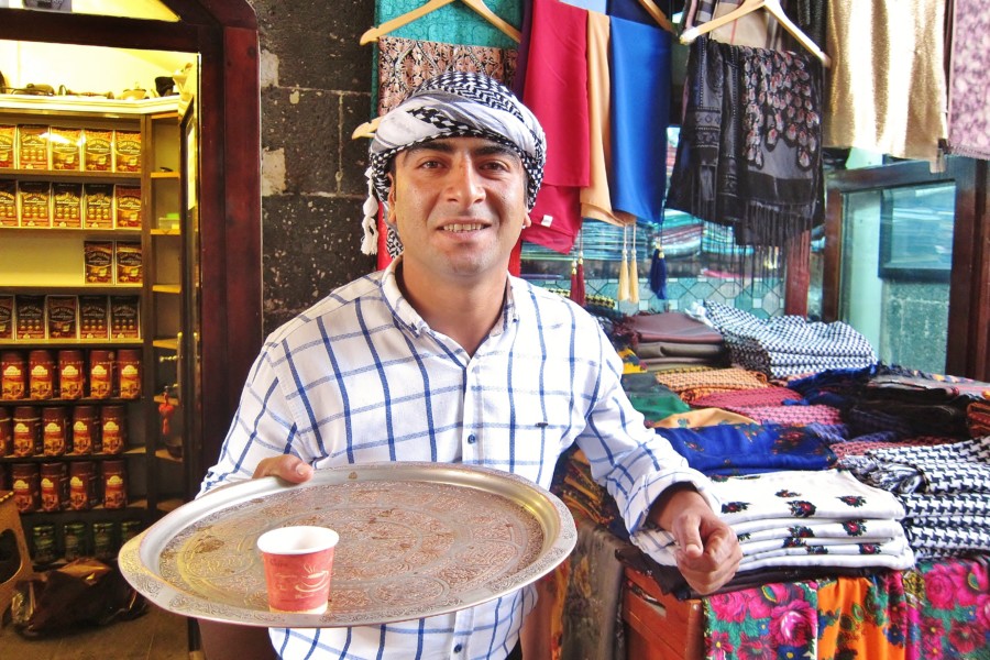 Coffee in Diyarbakir.