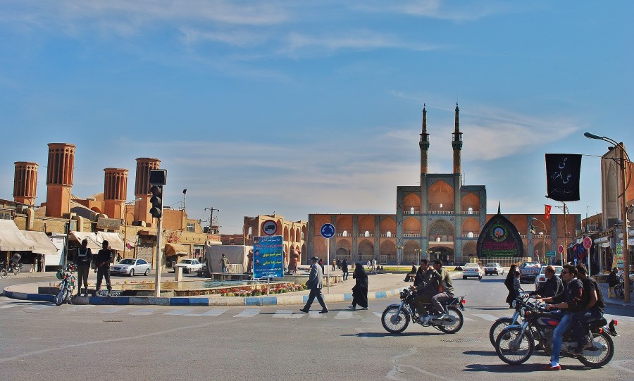 Stare miasto Yazd. Iran.