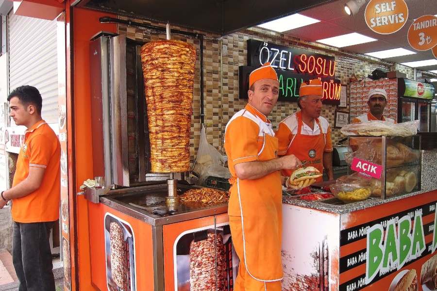 Kebaby w Stambule.