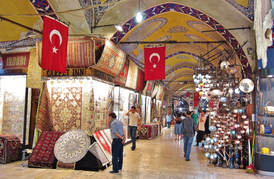 Turkish bazaar. Istanbul. Turkey.