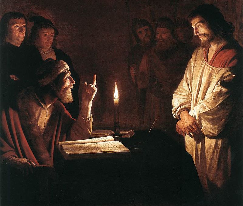 'Chrystus przed Kajfaszem'. Autor: Gerrit van Honthorst.