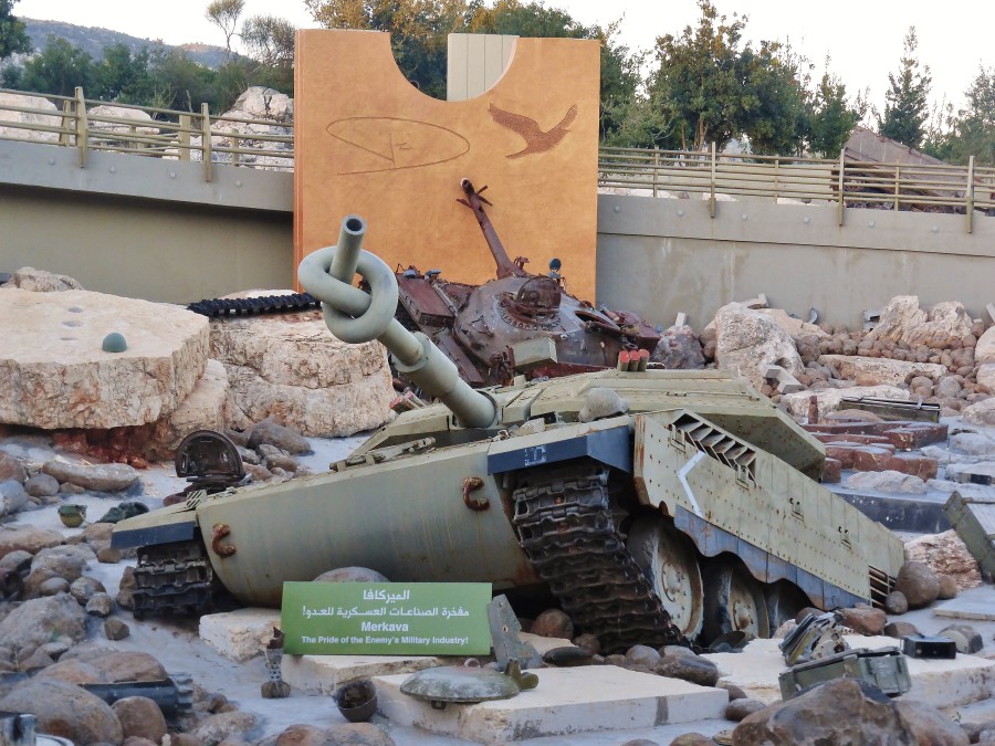 Mleeta - muzeum wojny prowadzone przez Hezbollah. Liban.
