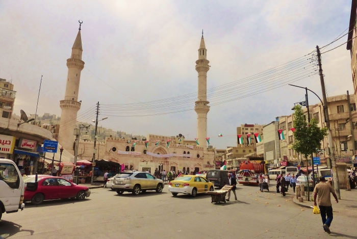 Jordania - jedna z ulic w starej części Ammanu.
