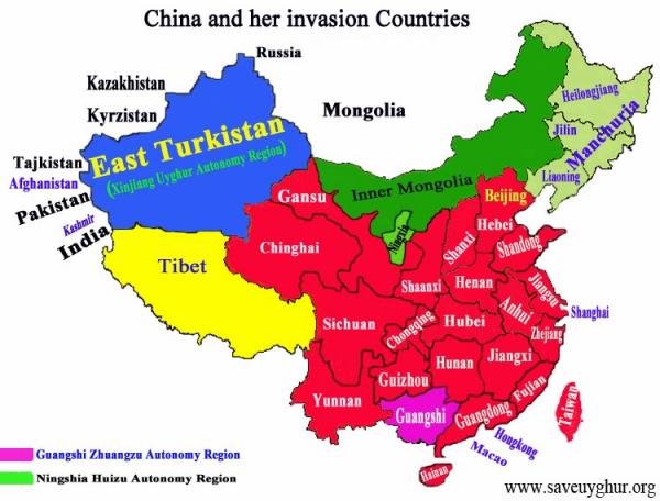 Mapa Chin