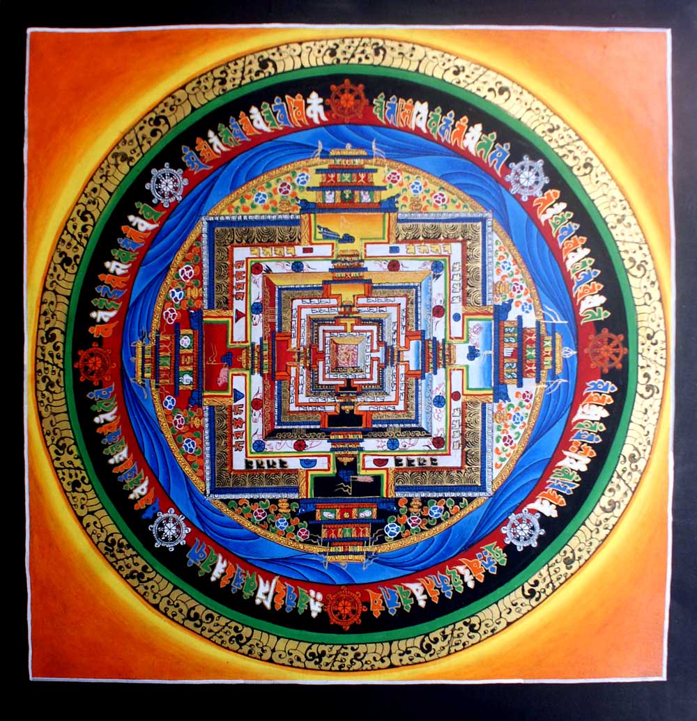 Kalachakra Mandala zaprojektowana przez Dalaj Lamę na rzecz światowego pokoju.
