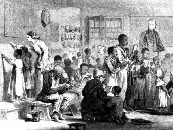 Edukacja czarnych niewolników. Imperium Brytyjskie.