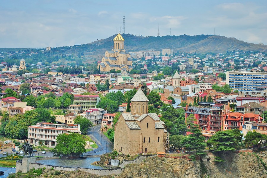 Panorama Tbilisi. Gruzja.