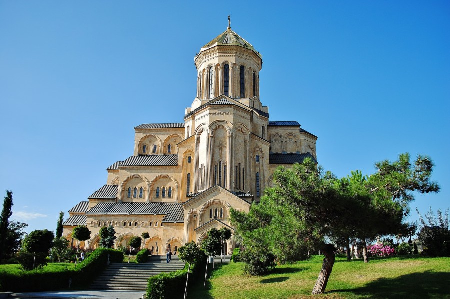 Katedra Sameba. Tbilisi. Gruzja.