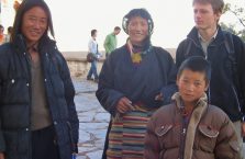 Tybet - z tybetańską rodziną.