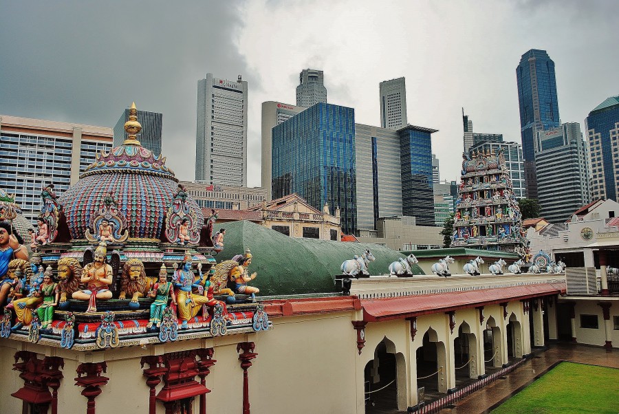 Świątynia hinduistyczna Sri Mariamman. Singapur.