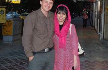 Iran - z młodą kobietą, którą spotkałem na ulicy.