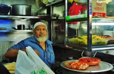 Singapur - muzułmański kucharz.