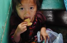 Laos - dziewczynka.
