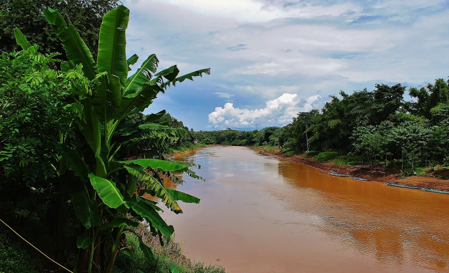 Rzeka Mekong. Laos.