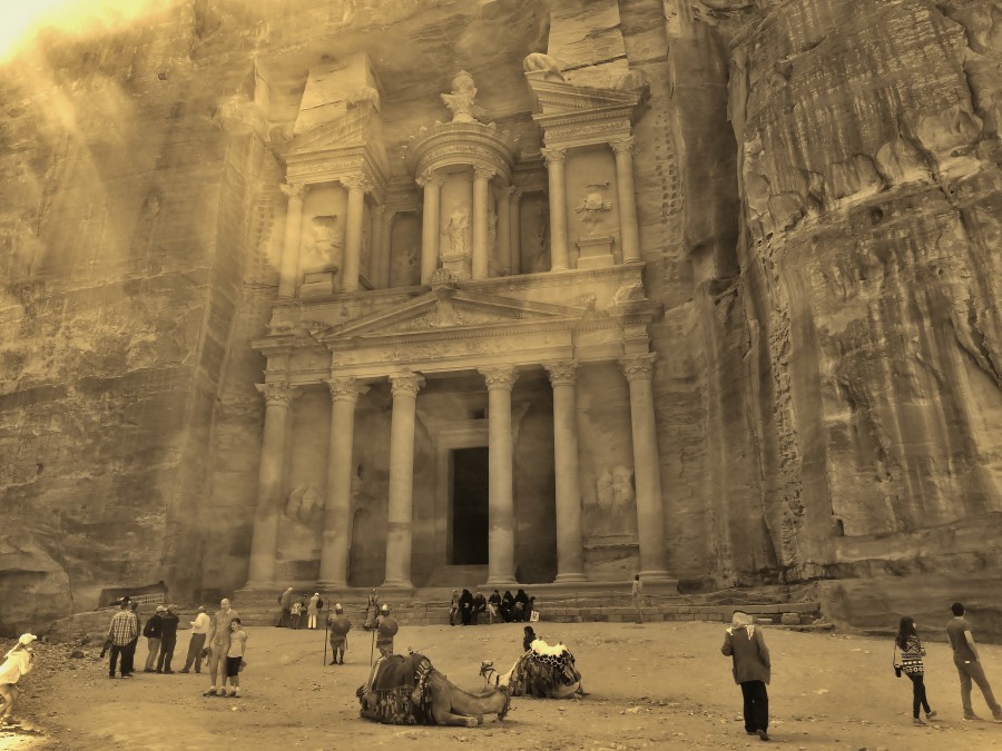 Jordan; Petra - the Treasury.