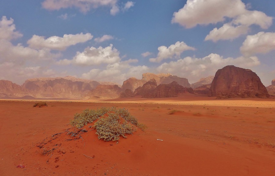 Jordania; pustynia Wadi Rum.