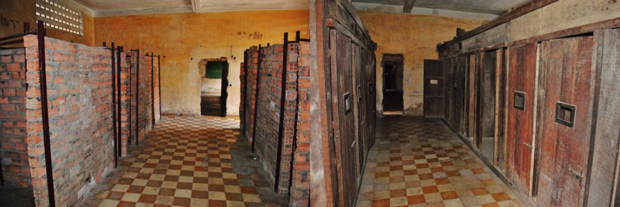The chambers of death in Tuol Sleng prison (S - 21) in Phnom Penh.