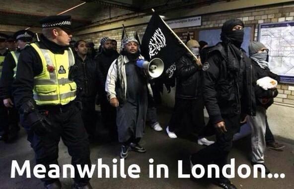 Muslims in England.