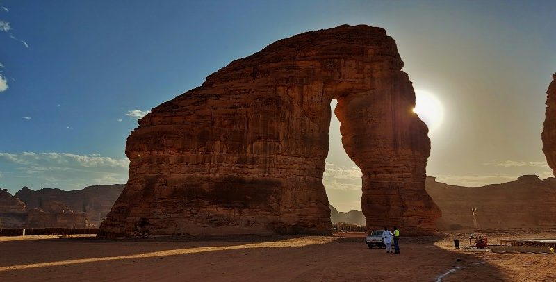 Elephant Rock Saudi Arabia.