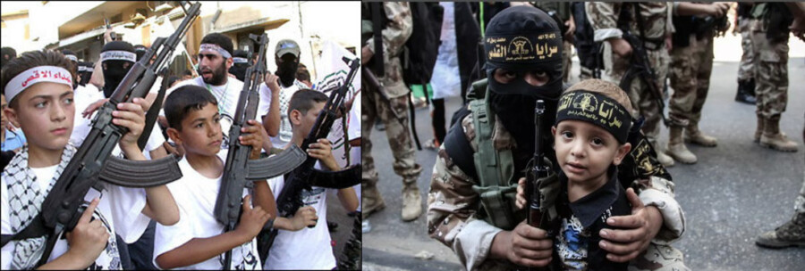 Hamas - child soldiers.