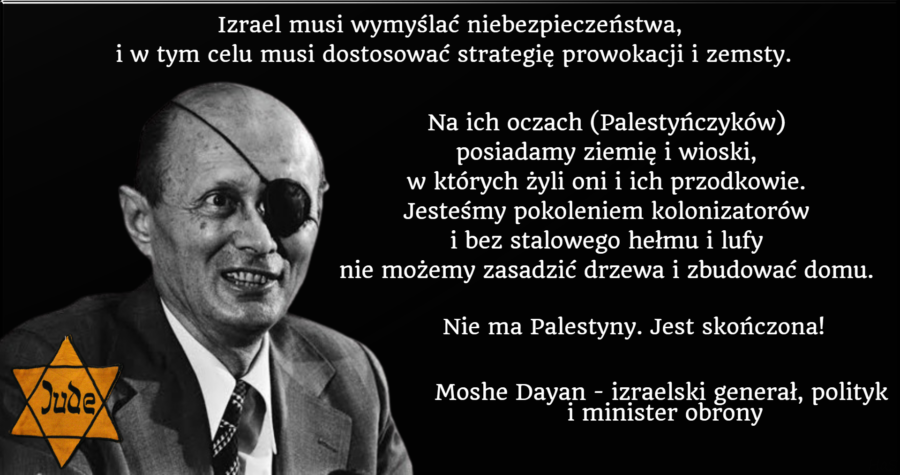 Moshe Dayan Izrael Palestyna