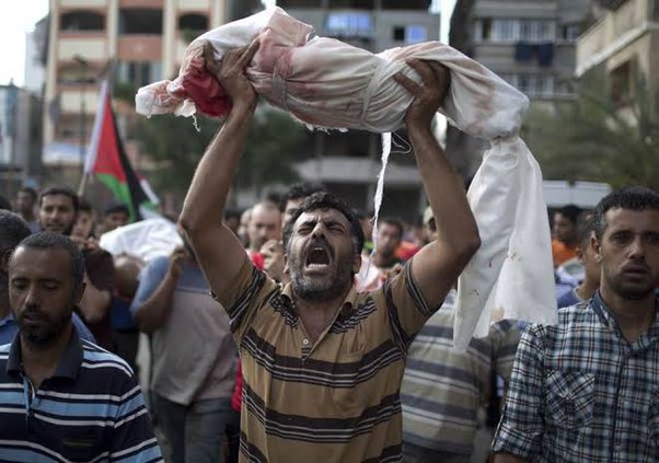 Gaza Izrael ofiary wojny w Palestynie